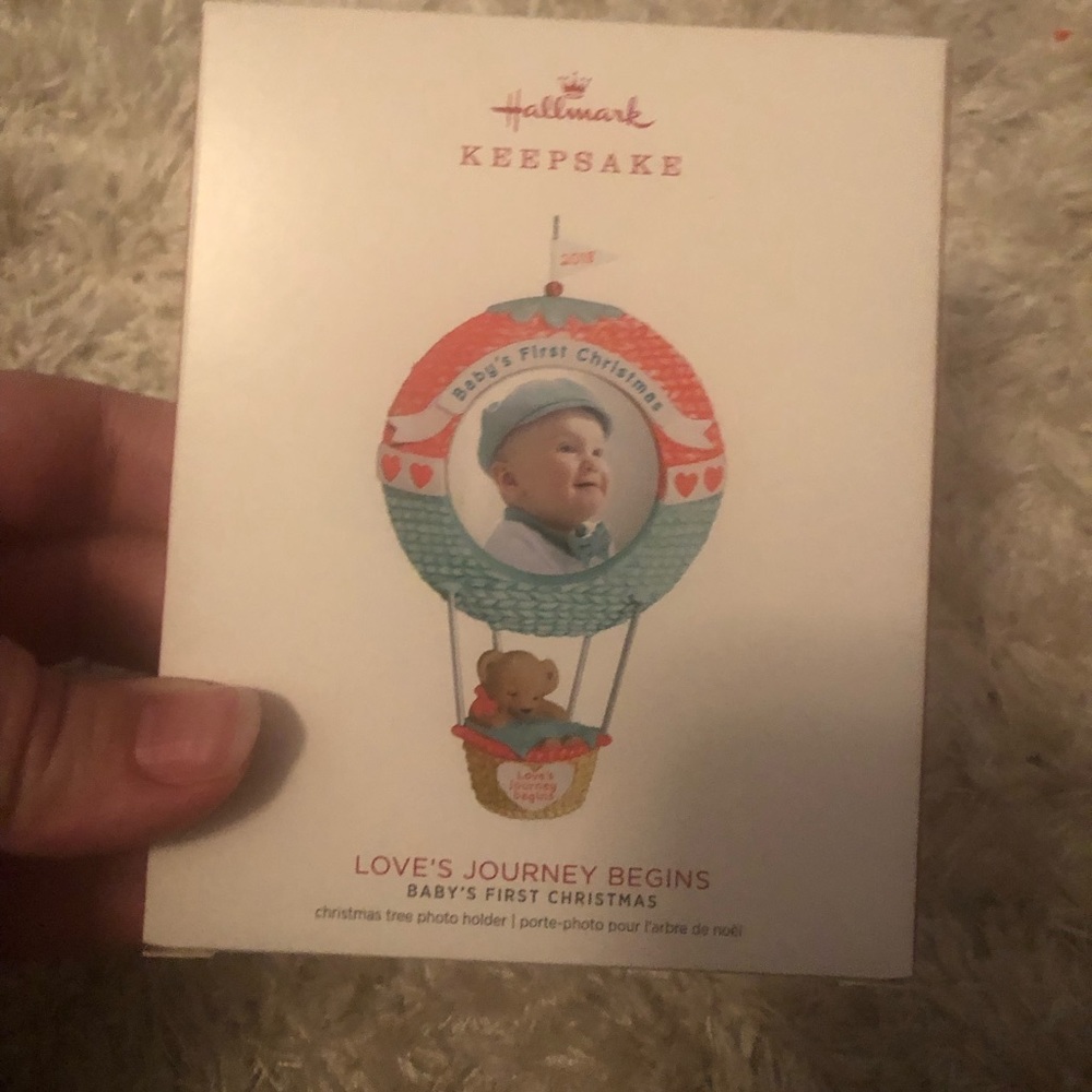 Baby’s first Christmas ornament